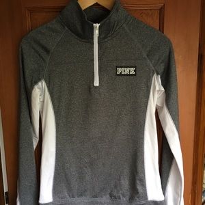 PINK Victorias secret half zip pullover NEW